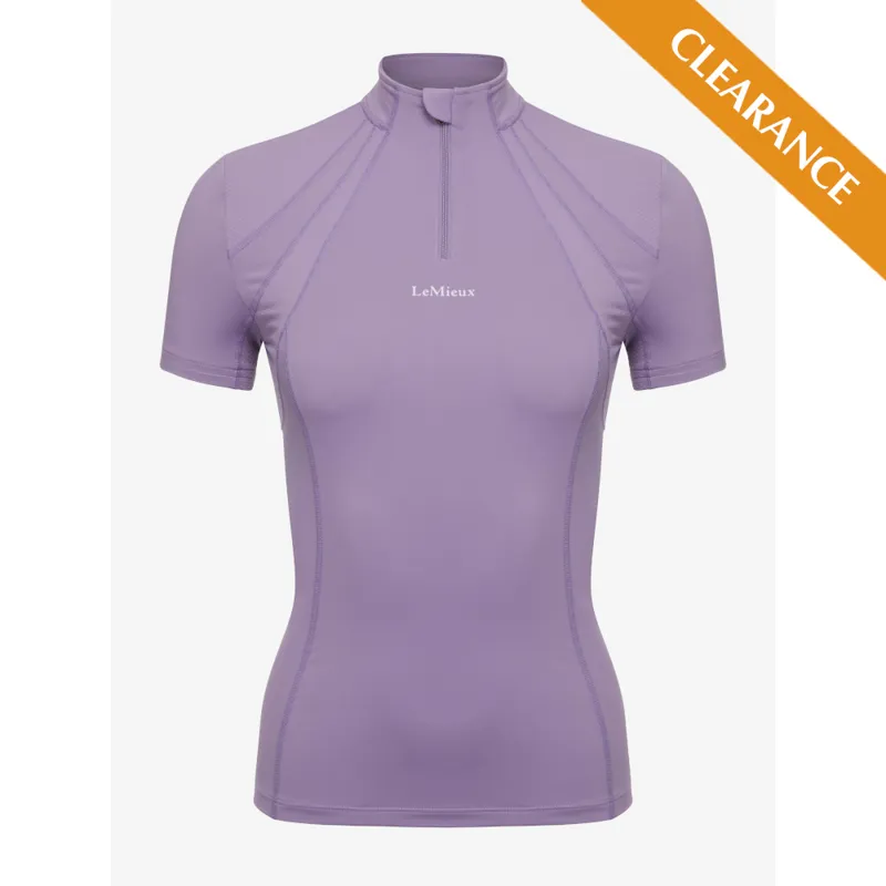 LeMieux Ladies Mia Mesh Short Sleeve Baselayer Iris